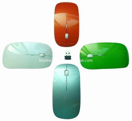 È risoluzione ABS 2.4 G Wireless Mouse ottico / gamma piccolo Laptop Mous con 10 m