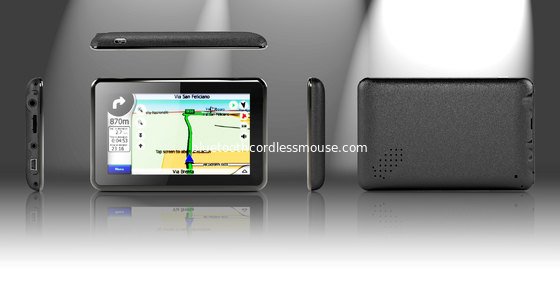 800x480 70 navigatore a grande schermo di GPS del Portable delle scanalature 64MB SDRAM Bluetooth di grado 20